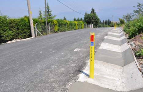 Kocaeli'deki köy yollarına V kanal uygulaması yapılıyor!