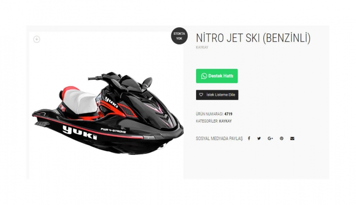 Yuki Nitro Jet Skı fiyatı ne kadar? İşte 11 Mayıs 2022 fiyat listesi...