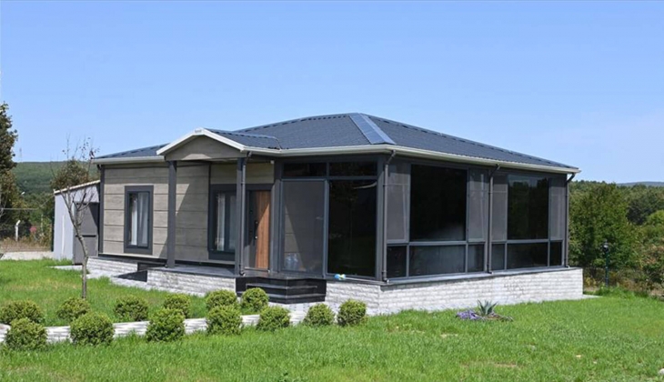 Karmod dan KKTC deki lüks villa projesi için konteyner şantiye binası!