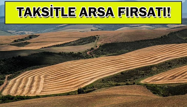 Taksitle arsa almak isteyenler dikkat! O ilde 4 taksitle arsa satılıyor!