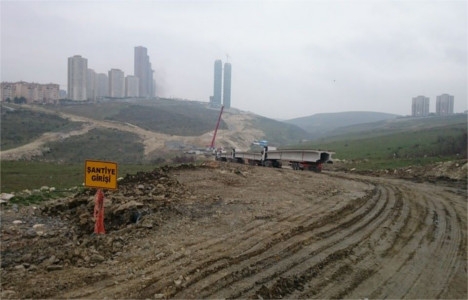 Ispartakule Bahçeşehir yolunda köprü montajına başlandı!