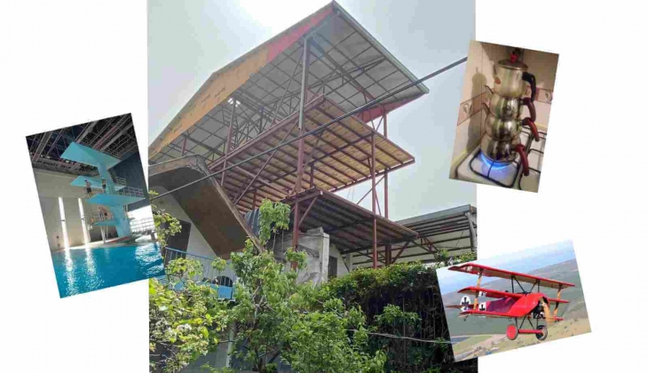 Ne Brezilya ne Bangladeş! Burası Bursa! Öyle bir ev yaptı ki her an uçuşa hazır vaziyette! Görenler şokta!