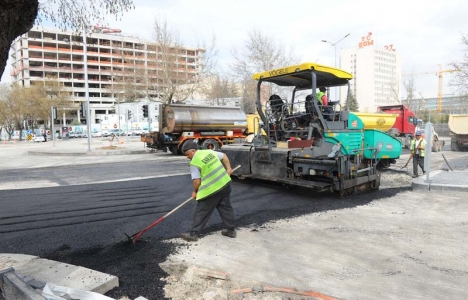 Ankara Büyükşehir'den asfalt yenileme çalışması!