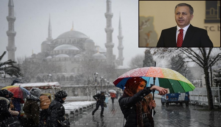 Vali Yerlikaya'dan yeni kar uyarısı! Saat verdi: Dışarı çıkmayın!