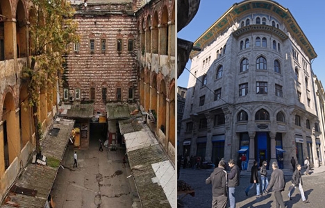 Eminönü'nde Yeni Han ve 1.Vakıf Han restore ediliyor!