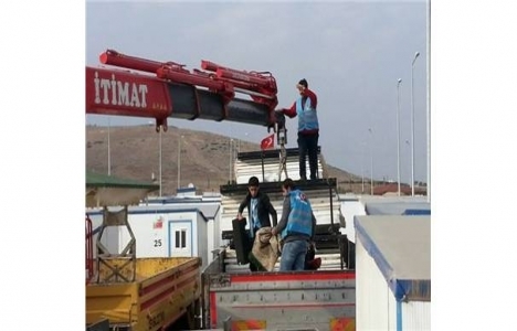 Deniz Feneri Derneği'nden Suriyelilere 108 adet prefabrik ev!