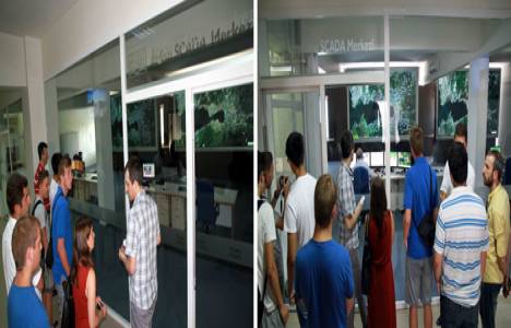 Macar öğrenciler, Kocaeli SCADA Merkezi’ni inceledi!