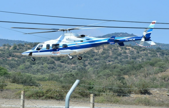 Ali Ağaoğlu ndan helikopterli el öpme!