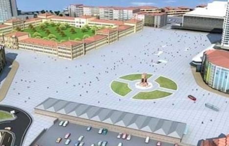 Taksim Meydanı Yayalaştırma Projesi çalışmaları