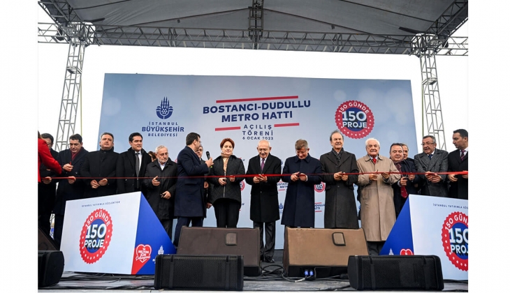 Dudullu-Bostancı Metro Hattı açıldı!