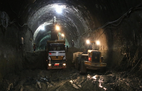 Kop Tüneli inşaatında son durum!