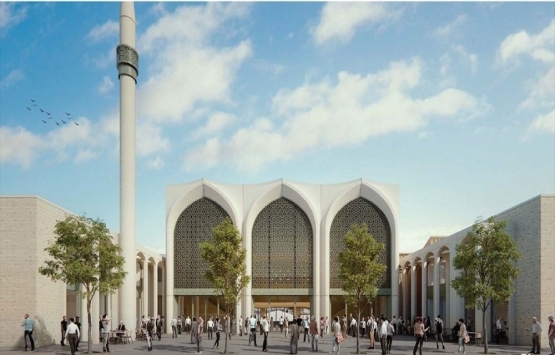 Almanya'da 2 bin kişilik cami ve külliye projesi tanıtıldı!