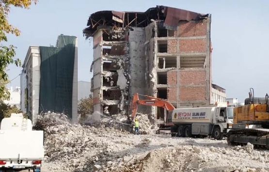 Denizli'de yıkım çalışmaları hızlandı!