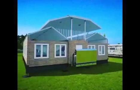 İtalyanlar 6 saatte villa yaptı!