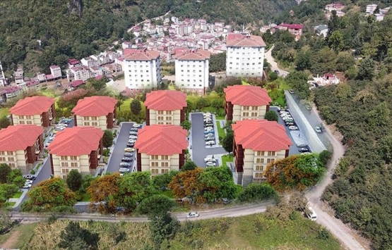 Giresun Dereli'deki konutların yapımı tamamlandı!