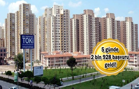 TOKİ'nin yüzde 20 indirim kampanyasına rekor başvuru!
