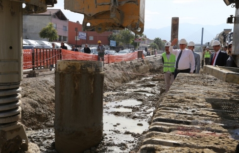 Denizli Zeybek Köprülü Kavşağı'nın inşaatı tam gaz!
