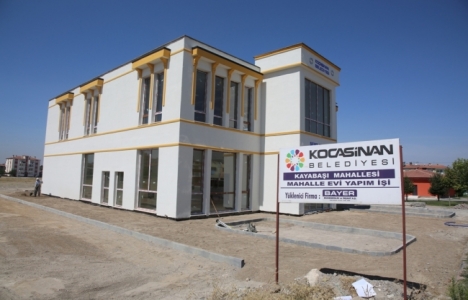 Kocasinan'daki 7 semt konağı tamamlanıyor!