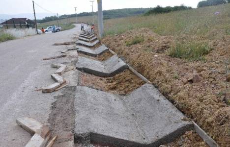 Aşırı Yağış Kocaeli'deki köy yollarına zarar verdi!