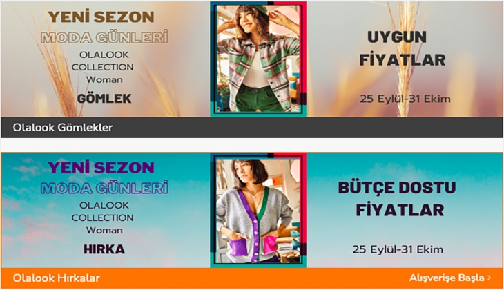 Kaliteyi ucuza satın almak isteyen kadınlar Olalook a koşuyor! İşte 28 Eylül 2022 Olalook fiyat listesi 
