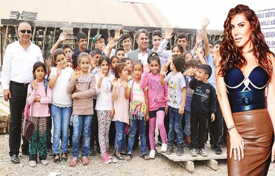 Ebru Yaşar'a okul inşaatı teşekkürü!