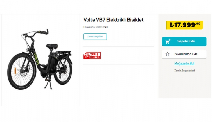 Volta elektrikli bisiklet A101 de uygun fiyatıyla satışta! Volta VB7 ne kadar? İşte 9 Aralık 2022 fiyat listesi