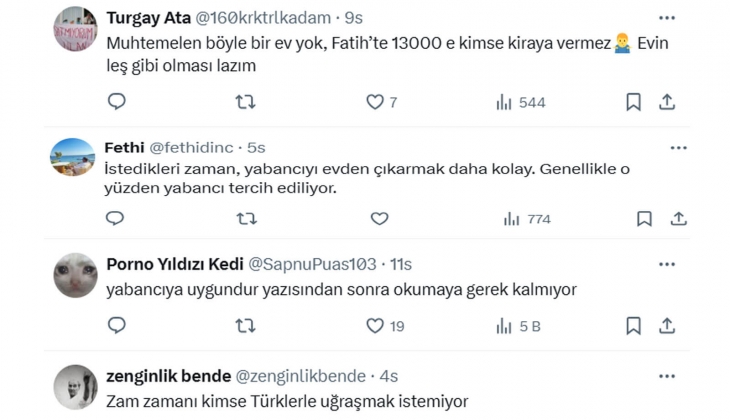 Sosyal medyada yorum yağdı: Fatih te Türk kiracıya ev verilmiyor! 