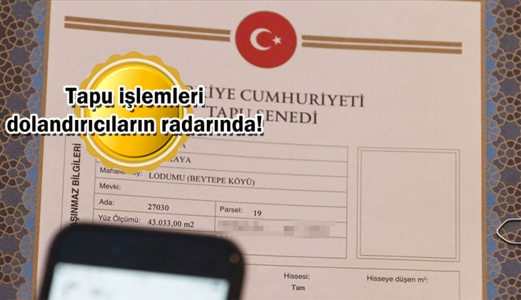 Tapu sahiplerine son dakika uyarısı: Hemen e-Devlet girip bu bilgiyi ekleyin!