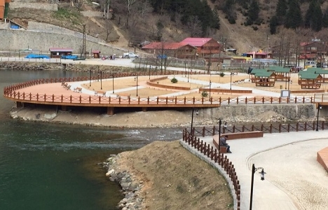 Uzungöl de peyzaj düzenlemeleri tamamlandı!