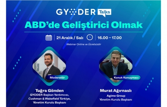 GYODER Talks ABD de geliştirici olmak webinarı 21 Aralık ta!
