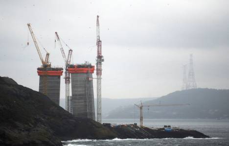 3. Köprü inşaatının ayakları ortaya çıkmaya başladı!