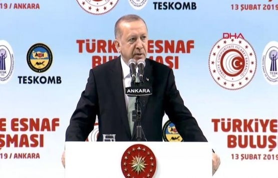 Cumhurbaşkanı Erdoğan: TOKİ küçük sanayi sitelerini inşa ediyor!