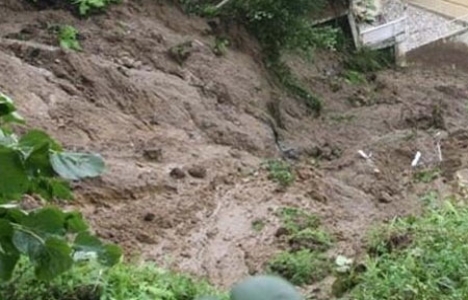Zonguldak Çayırlı'da heyelan!