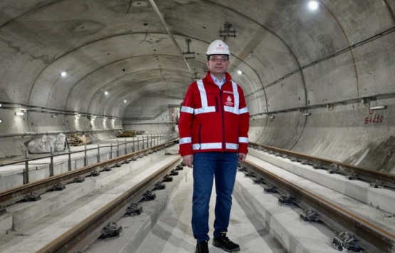 Kabataş-Mecidiyeköy-Mahmutbey Metrosu nda son raylar kaynatıldı!