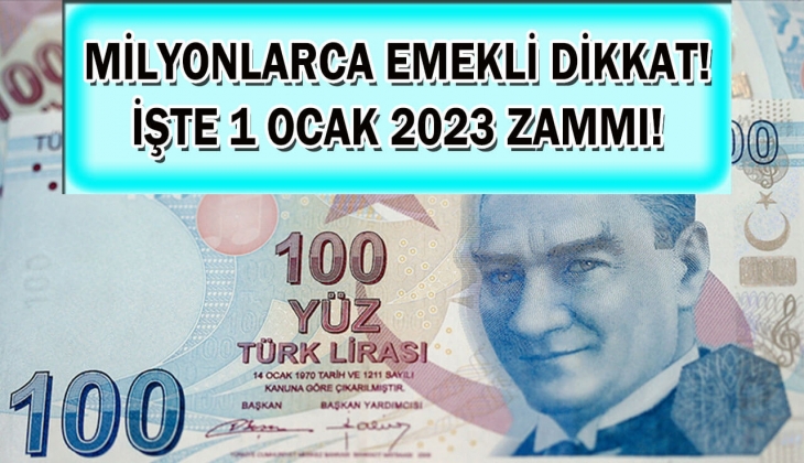 1 Ocak 2023 SSK, BağKur, Emekli Sandığı zamları peş peşe hesaplandı! Bu maaşları duyan resmen şaştı kaldı! Hemen bakın!