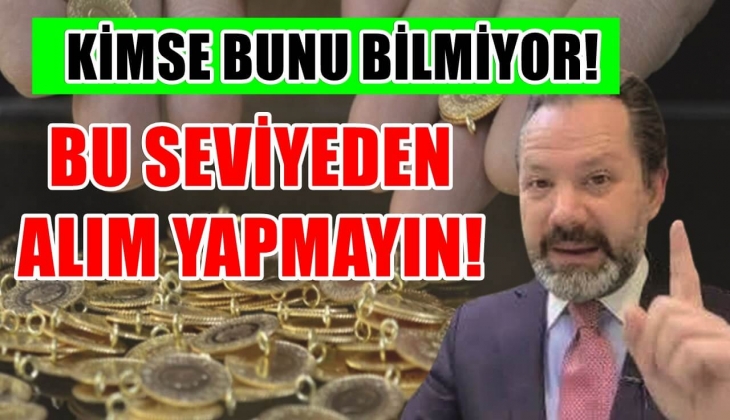 İslam Memiş'ten kafa karıştıran altın açıklaması! 'Bu seviyeden alımları bitirin'  Kimse bunu bilmiyor...