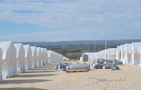  Derik'te 20 bin Suriyeliye çadır kent yapılıyor!