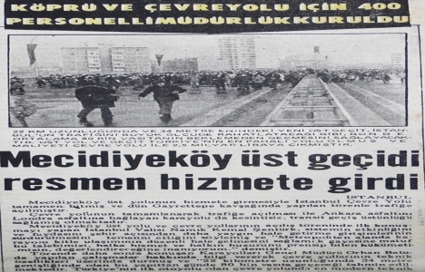 1975 yılında İstanbul 1. Çevre Yolu resmen hizmete girmiş!