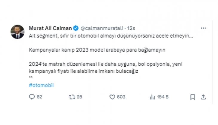 Sıfır araç alacaklar acele etmeyin! 2024 te daha uyguna araba alınabilecek!
