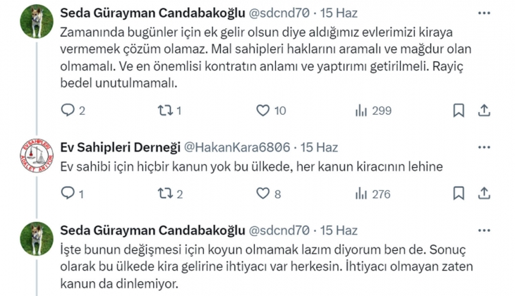 Mağdur ev sahipleri: Evim kiralık değildir!