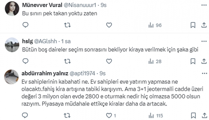 Sosyal medyada kira krizi tam gaz: Kiralarda yüzde 25 zam sınırı kalkarsa çok kişi evsiz kalır, sokakta kalır!