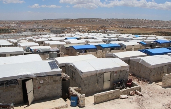 Sadakataşı Derneği'nin İdlib'teki briket ev projesinde sona geliniyor!