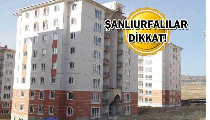 TOKİ'den Şanlıurfalılara büyük müjde! 409 ucuz konut için düğmeye basıldı!