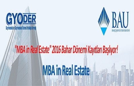 MBA in Real Estate 2016 programı son başvuru tarihi 29 Ocak!