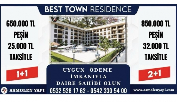 Sakarya Best Town Residence satışta! Yeni proje