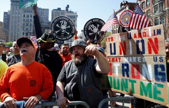 New York ta inşaat çalışanları Ben de varım dedi!