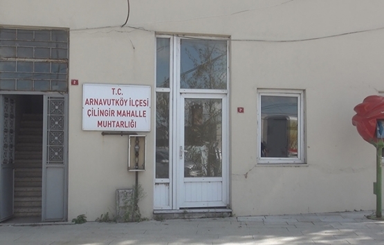 Hasarlı binada muhtarlık hizmeti!