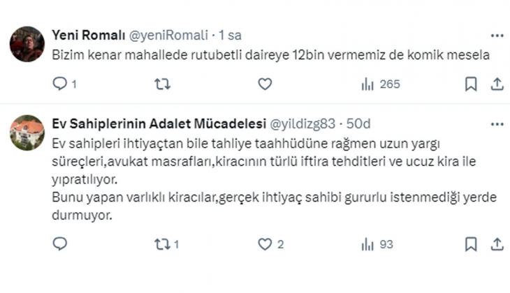 Emsali 25 bin TL olan lüks sitede 5 bin TL ye oturan kiracı var! Ev sahiplerinin hali ne olacak? 