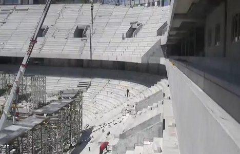 Beşiktaş Vodafone Arena nın kaba inşaatı tamamlandı!