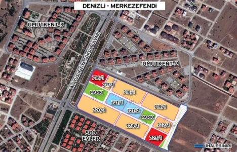 Emlak Konut Denizli Merkezefendi arsa ihalesi 2 Temmuz'da!